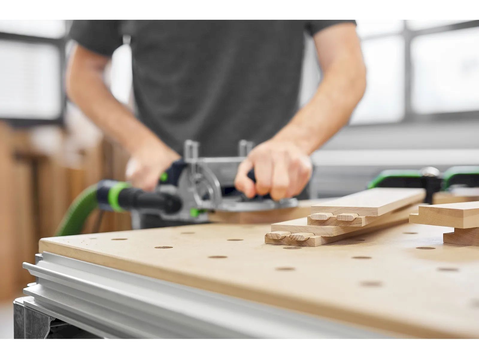 Drehen & Fräsen: Festool DOMINO DF 500 RQ-Plus Dübelfräse – Neu und originalverpackt aus Bottighofen von zaap 6