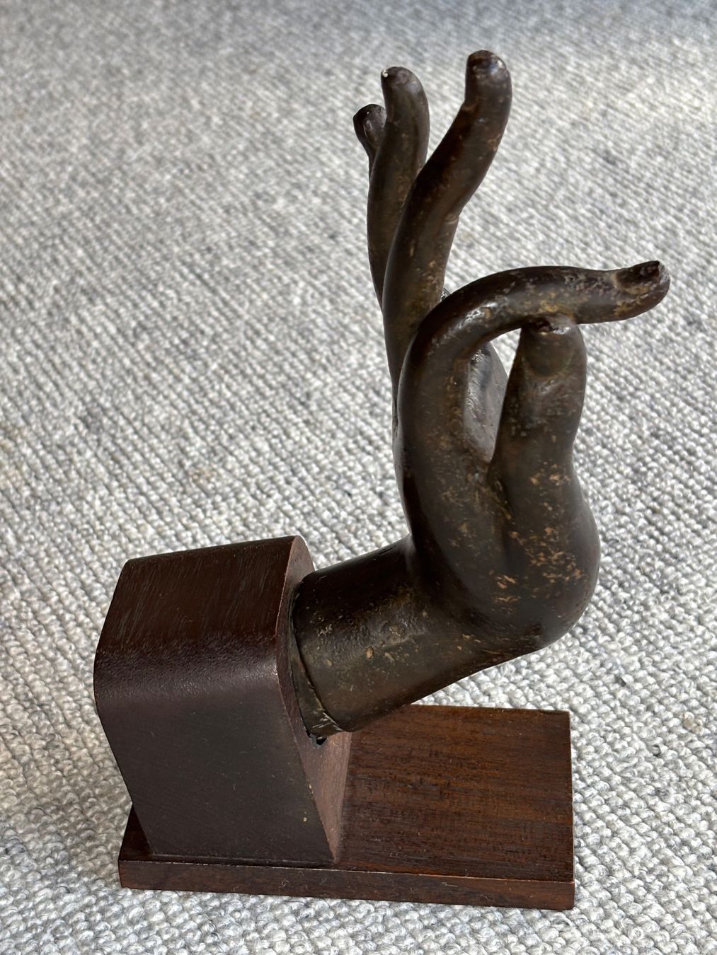 Sculture & Statue: Mudra Buddhas Hand Gusseisen antik – Usato da Hinwil venduto da DaniBachman 3