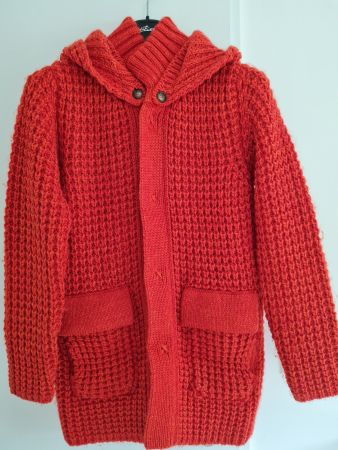 JET SET STRICKJACKE WOLLJACKE GR.1 KAPUZE