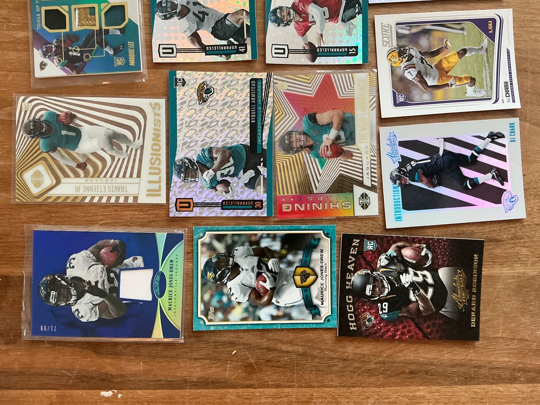 Panini Sammelbilder & Trading cards: 15 NFL Trading Cards der Jacksonville Jaguars Patchkarten – Gebraucht aus Zürich von Candid85 1