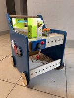 Kinderwerkbank / Stosswagen mit Zubehör guter Zustand
