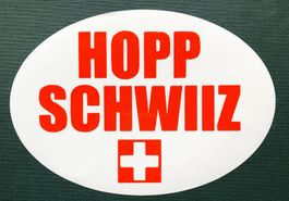 HOPP SCHWEIZ Aufkleber Top Angebot