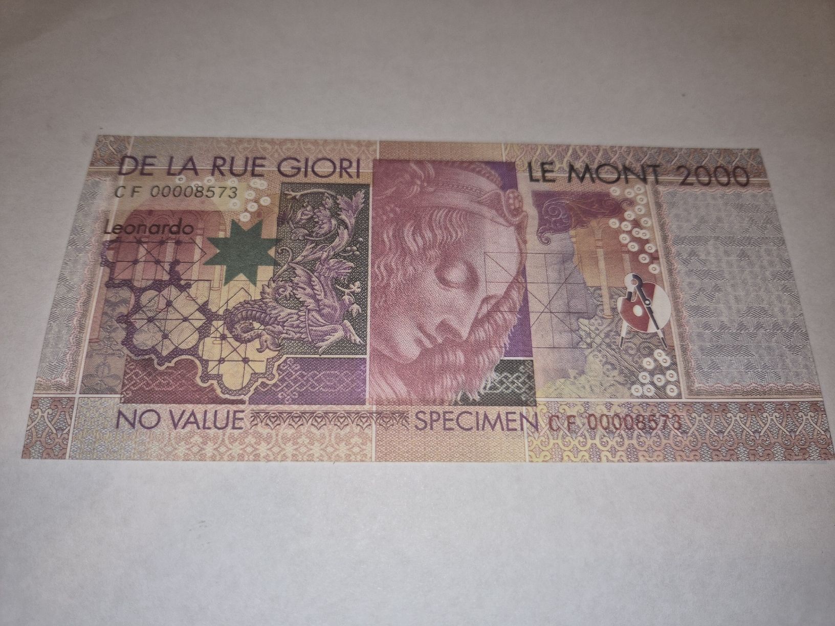 Banconote: Billet Commémoratif Leonardo Da Vinci – Nuovo (secondo la descrizione) da Senèdes venduto da hen_fw8b 1