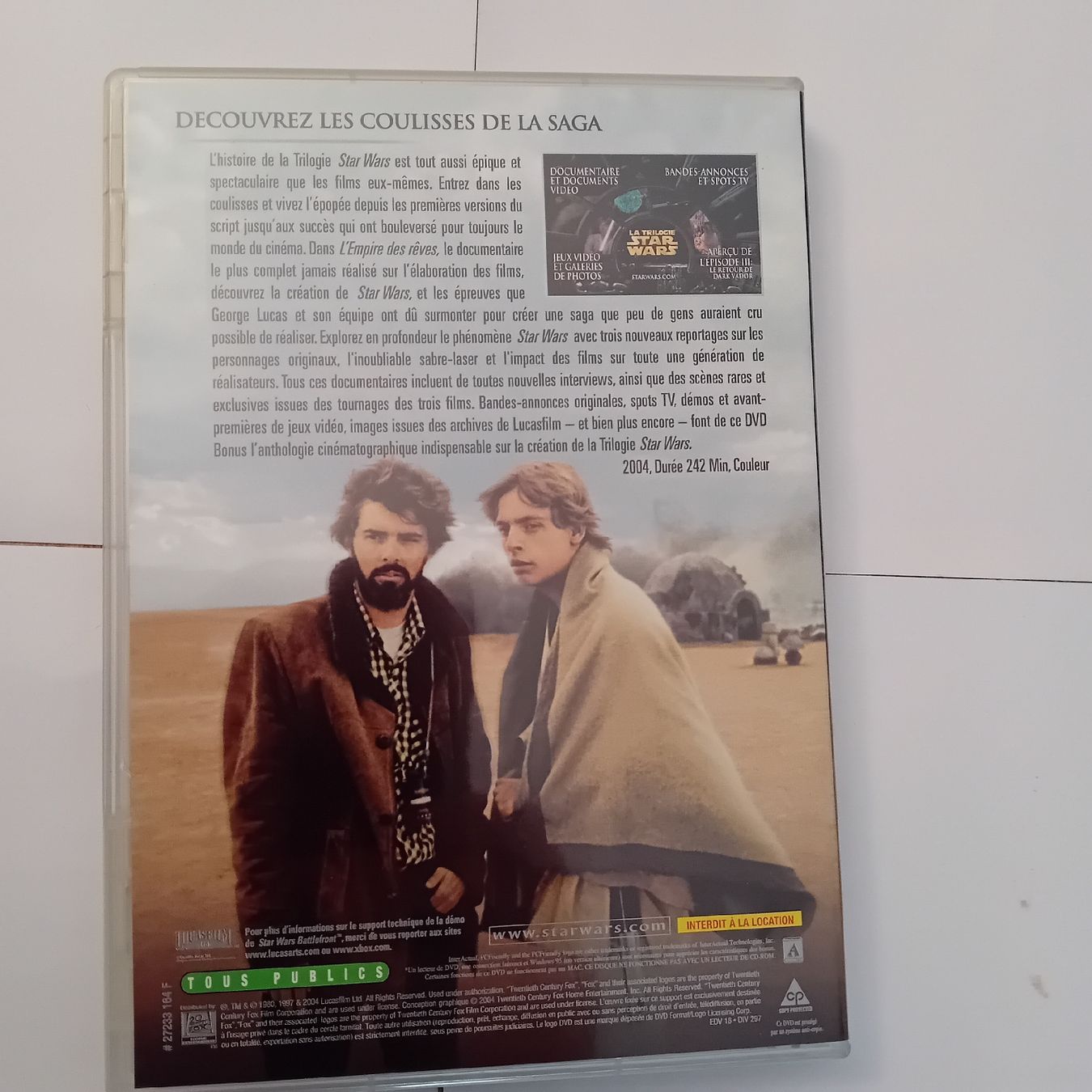 Alle DVDs: Star  Wars   T R I  L O G I E – Gebraucht aus Orbe von Papounet04 9