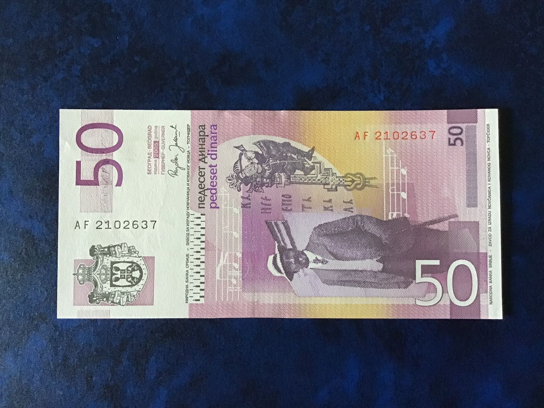 Billets de banque: Serbien 50 Dinar 2005 – D'occasion à Urtenen-Schönbühl par absolut08 1
