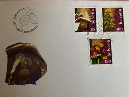 WEIHNACHTEN  *FDC* 2007 / ERSTTAGSUMSCHLAG / BRIEFMARKEN