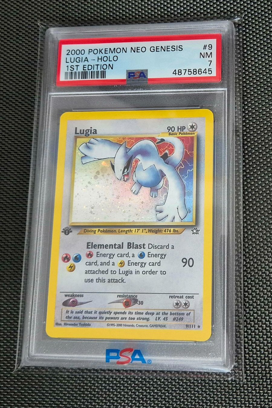 Spiele: Pokemon - Lugia PSA 7 Holo first Edition – Neu (gemäss Beschreibung) aus Urdorf von amarzehic