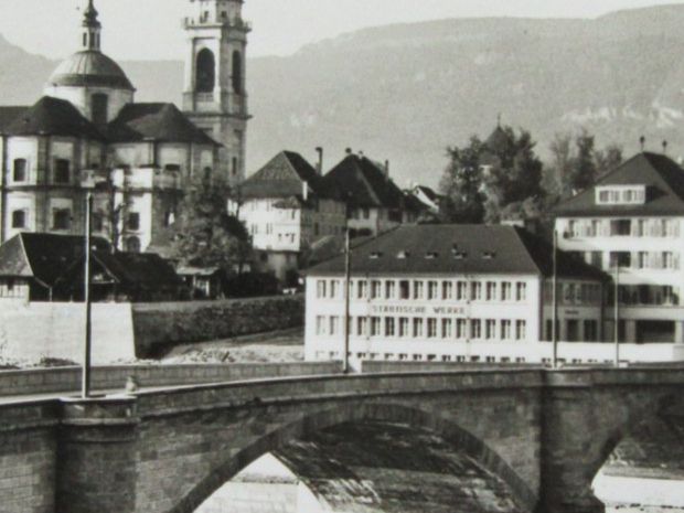 Ansichtskarten: SOLOTHURN RÖTIBRÜCKE 1951 SO AK – Gebraucht aus Ettingen von Hausi4711 1