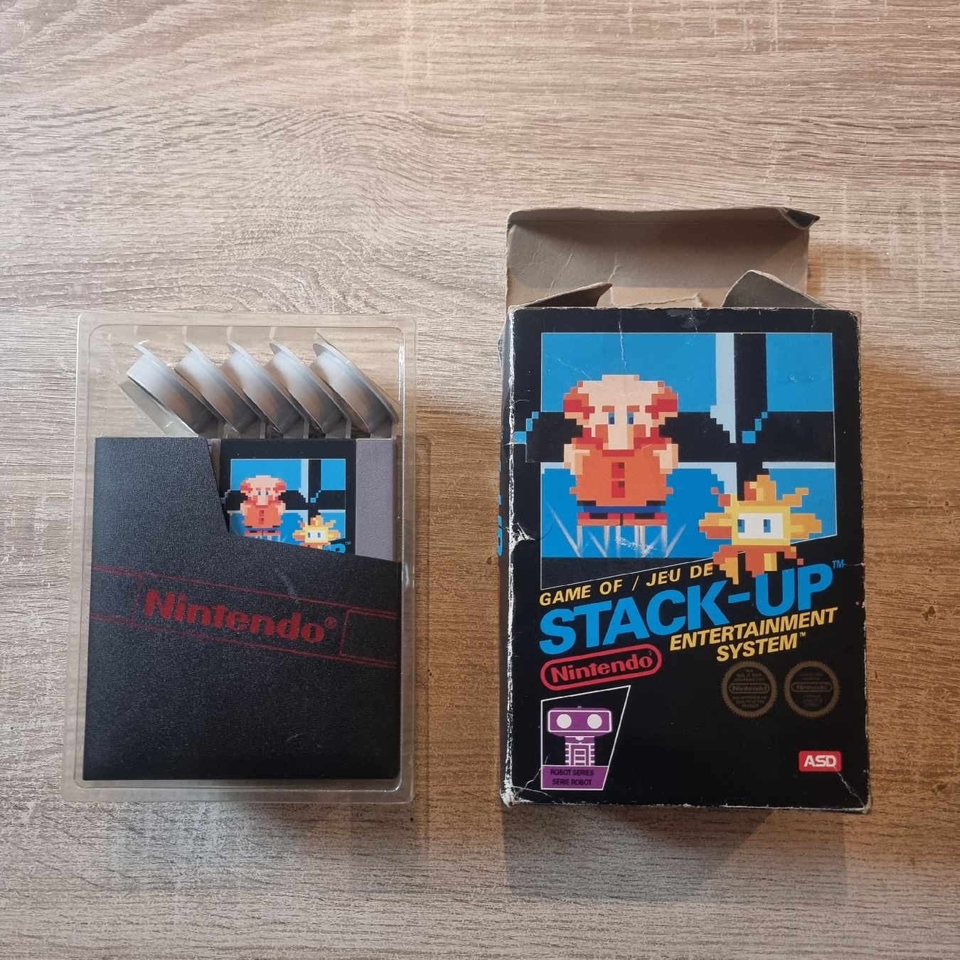 Nintendo Jeux: Stack-Up Nintendo Nes ASD – D'occasion à Chessel par Helder77