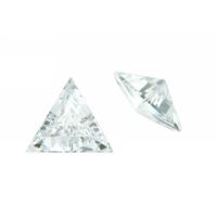 Zirkonia Weiss / 6x6mm Dreieck / 13Stk