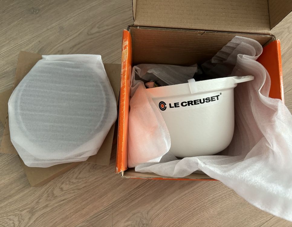 Neuer Le Creuset Weißer Reistopf 18 cm (Neu und originalverpackt) in ...