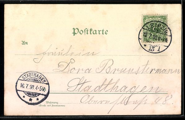 Cartoline postali: Litho Leipzig, Zoologischer Garten, Anti – Usato da Berlin venduto da bartko-reher 1