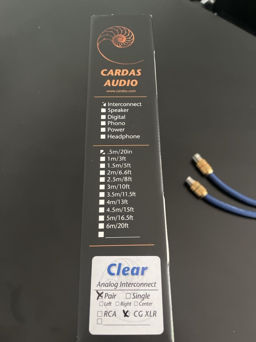 Cavi: Cardas Clear Interconnect XLR  0.5 m – Nuovo (secondo la descrizione) da Uster venduto da mojorisin01 4