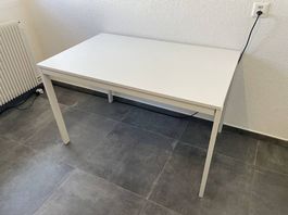 Table blanche extensible