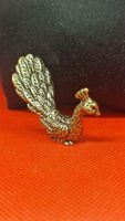 Pfau Figur, Messing, Vintage, Dekoration, Top Zustand!