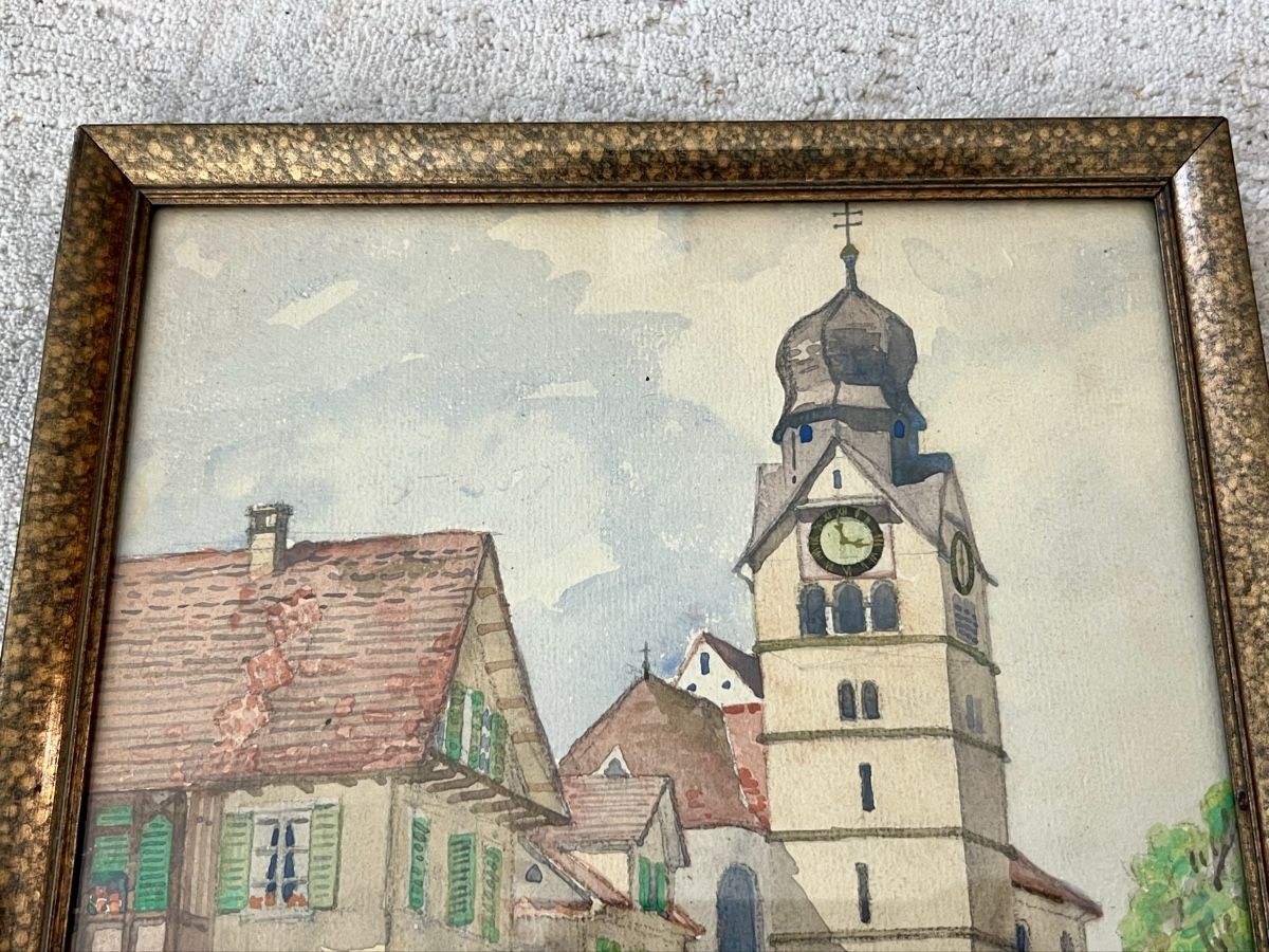 Dipinti: Painting - Hugo Wilhelm Pfahlmer – Usato da Lausanne venduto da William7 1