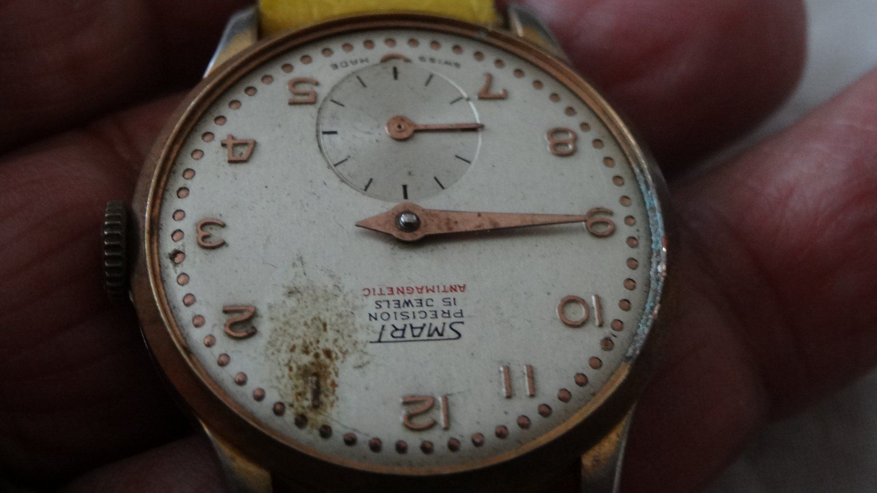 Orologi: SMART SECONDEN CHRONO HEREN UHR.H-ANDAUF.15J.PROBLEM LÄÜFT- – Usato da zürich venduto da ahmad01