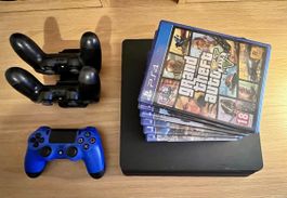 PS4 500GB Bundle – 3 Controller + 6 Spiele