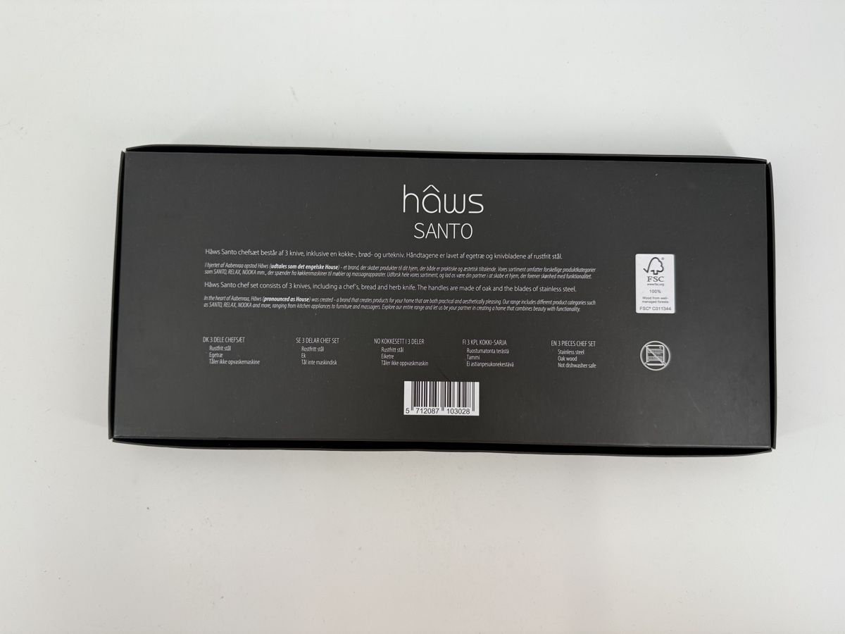 Coltelli: Haws Santo Messerset 3-teilig  – Nuovo e nell'imballaggio originale da Auenstein venduto da moin. 2