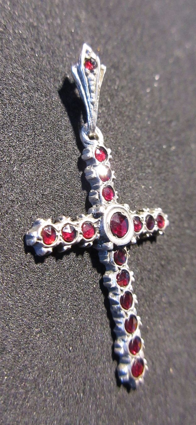 Kreuz Anhnger Silber Mit Steinen