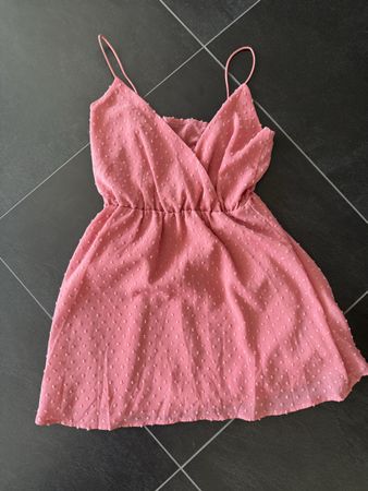 Shein Sommerkleid, Grösse S, Altrosa