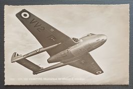 AK Aviatik VAMPIRE Einsitziger Düsenjäger DH 100 um 1940