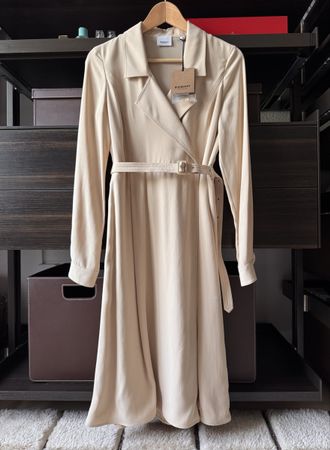 Burberry Kleid Almond Beige Gr. 34 – neu, mit Etikett 