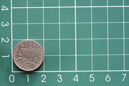 währung francaise 1/2 franc 1983