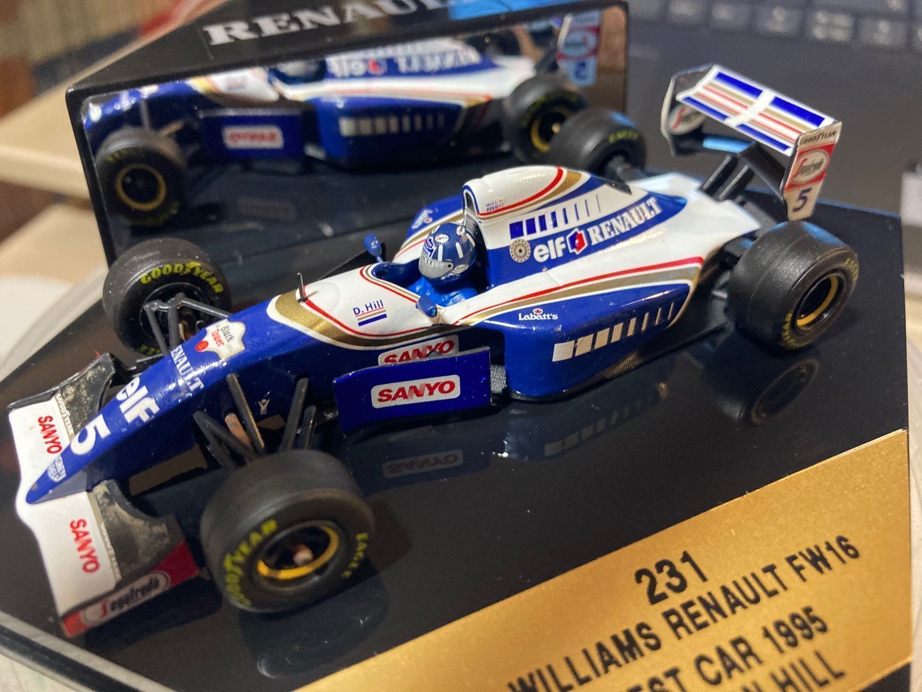 Williams Modellini d'auto: Williams Renault fw16.  1/43 – Usato da Versoix venduto da Jeannot57