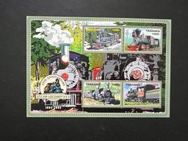 Tanzania 2005 - Steam Trains, 200th Anniversa** Luxus (D533)
