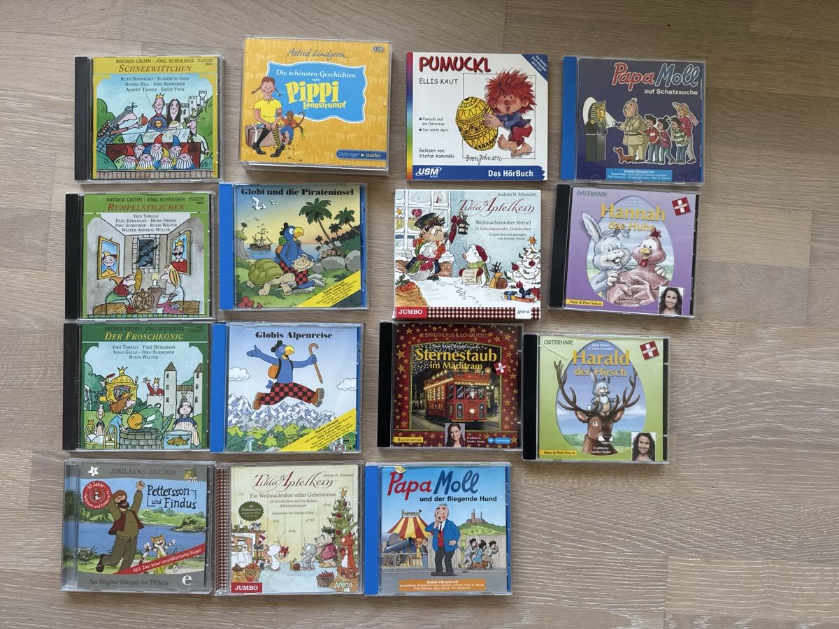 CD: 15 CDs mit Kindergeschichten – Usato da Birmensdorf ZH venduto da Orion999