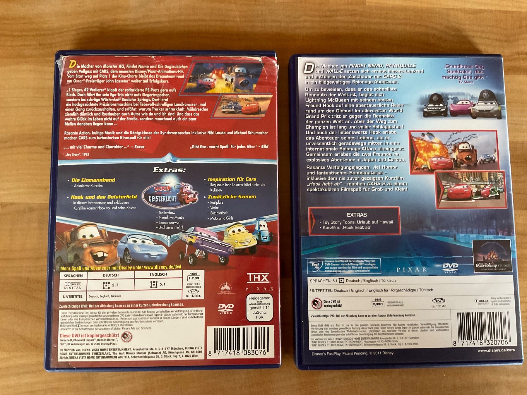 Tutti i DVDs: DVD Cars 1 & 2 – Usato da Rümlang venduto da Sambas19 1