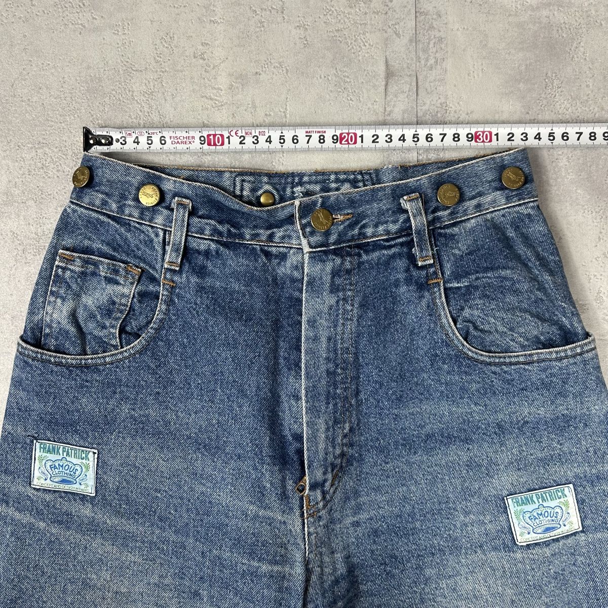 Jeans: Jeans Vintage Frank Patrick à Patchs Taille XS (42) – Nuovo (secondo la descrizione) da Hauterive NE venduto da Leo_o 6