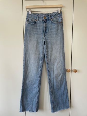 MORE & MORE Straight Leg Jeans hellblau – Gr. 36