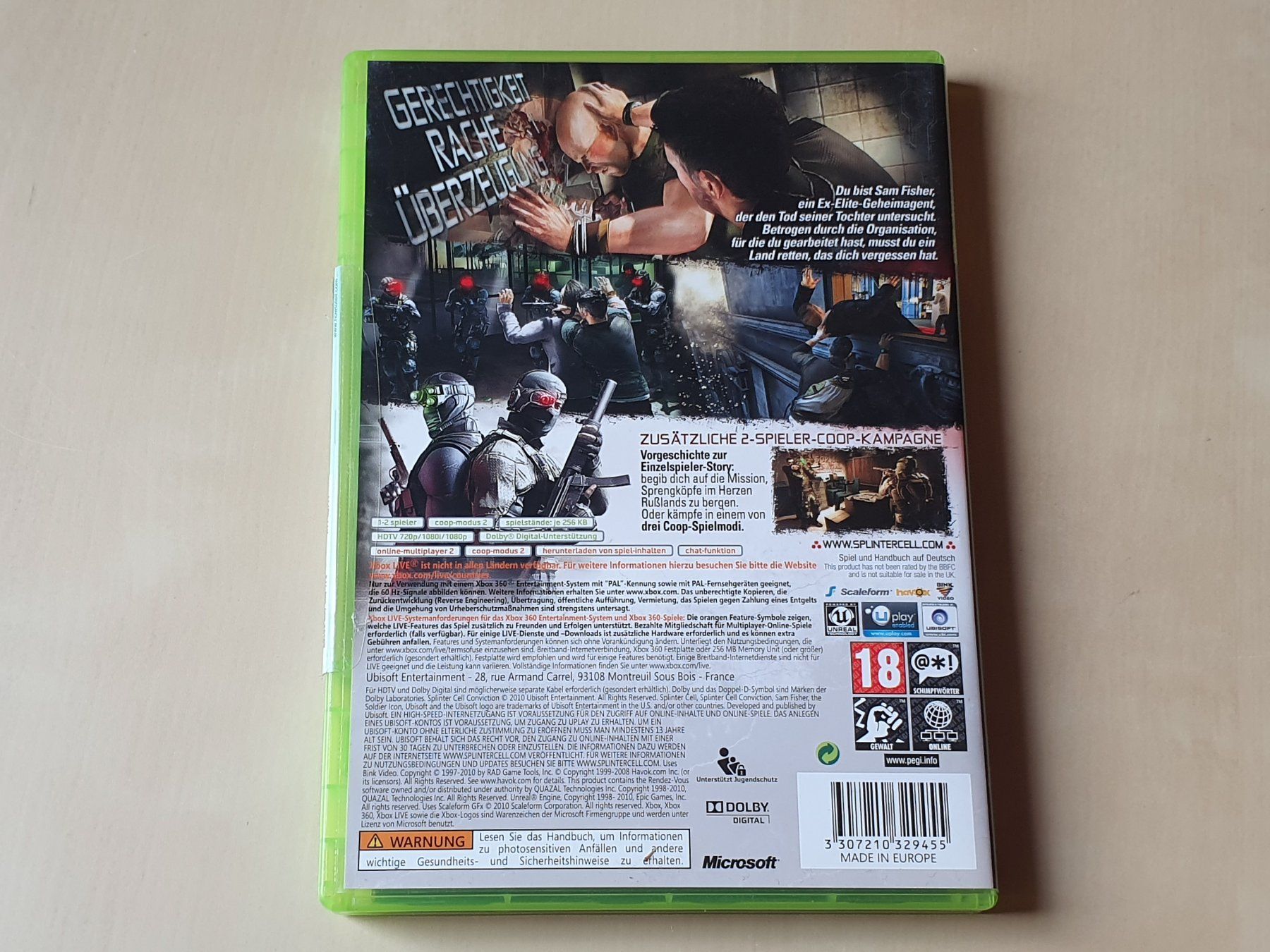 Microsoft Giochi: Splinter Cell Conviction – Usato da Stansstad venduto da collectorsshop 1