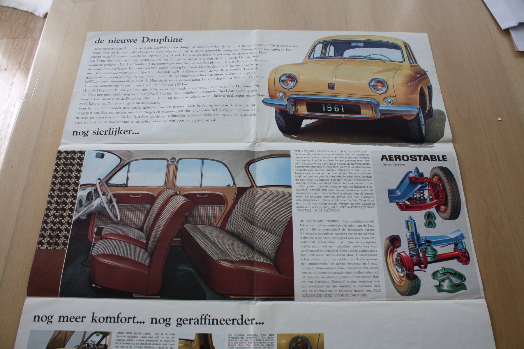 Renault Dokumente: Renault Dauphine Prospekt NL – Gebraucht aus Wikon von erwin400 6