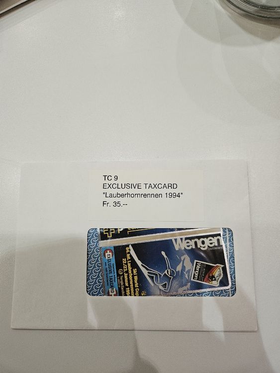 Cartes de téléphone: Lauberhornrennen Wengen 1994 Taxcard - Rarität TC 9! – Neuf avec emballage d'origine à Wiler b.Utzenstorf par Ired