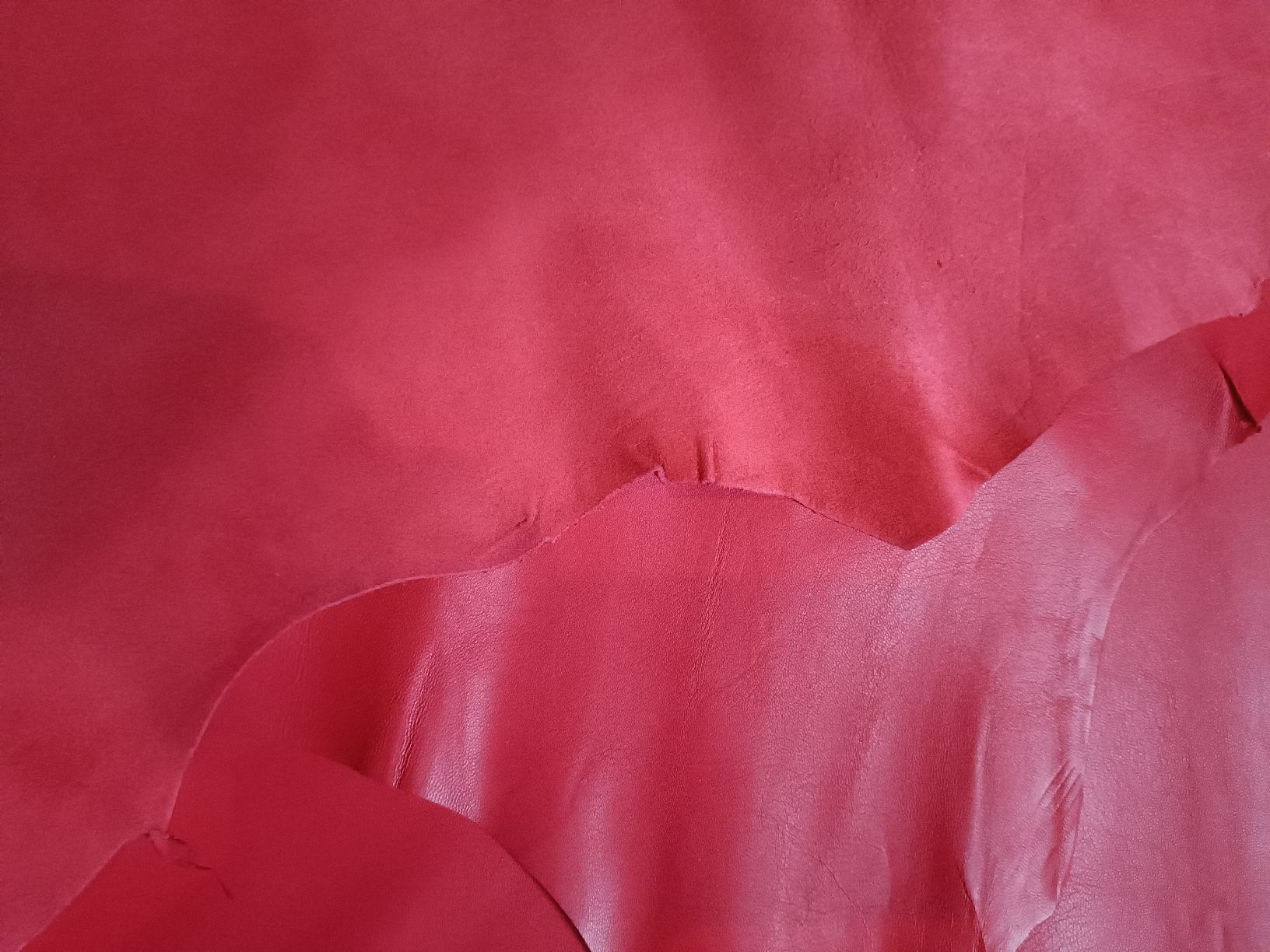 Stoffe: Leder Häute, 4 Stück, rot, Ziege – Neu (gemäss Beschreibung) aus Basel von destiny2010 6