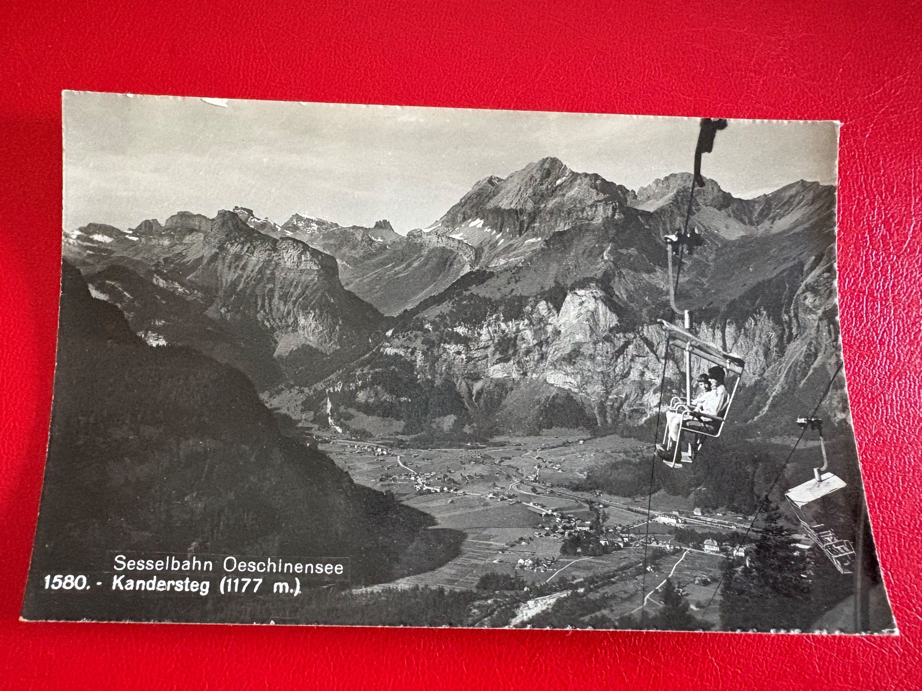 Cartes postales: Sesselbahn Oeschinensee - Kandersteg – D'occasion à St-Légier-Chiésaz par Theo006
