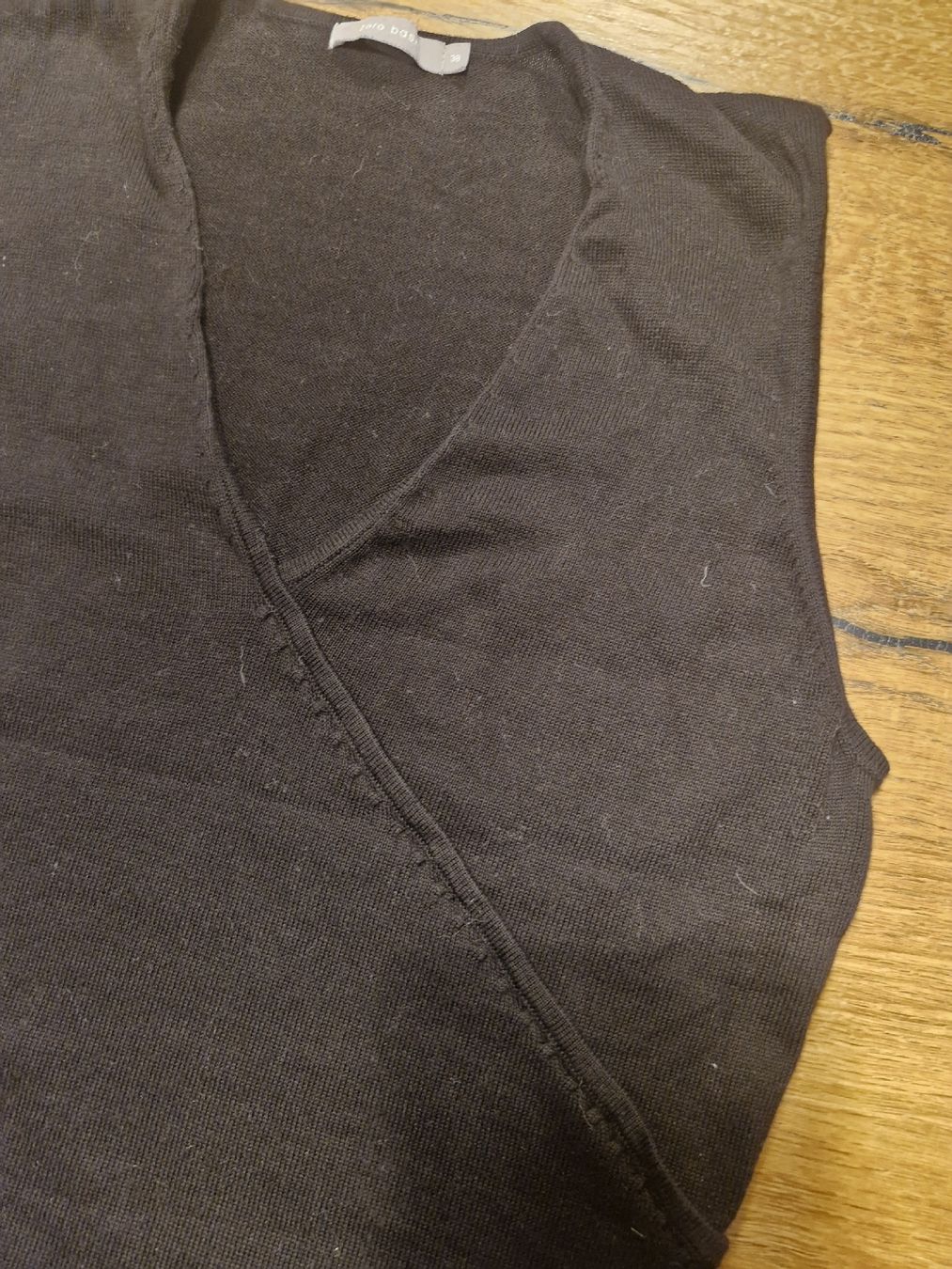 Gilet & Giacche senza maniche: Pullunder Basic Top, Grösse 38, Schwarz, Baumwolle, Neuwerti – Usato da Bottmingen venduto da mbrunetti1 2