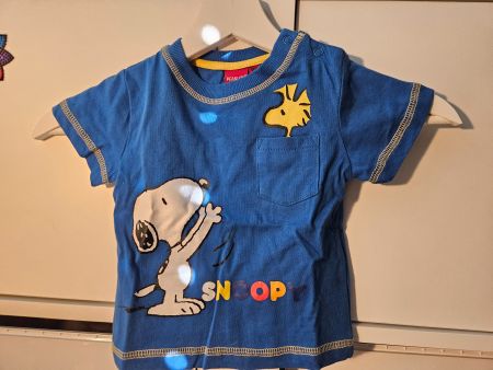 Baby T-shirt Snoopy Hellblau Gr. 68 (Letzte Chance)