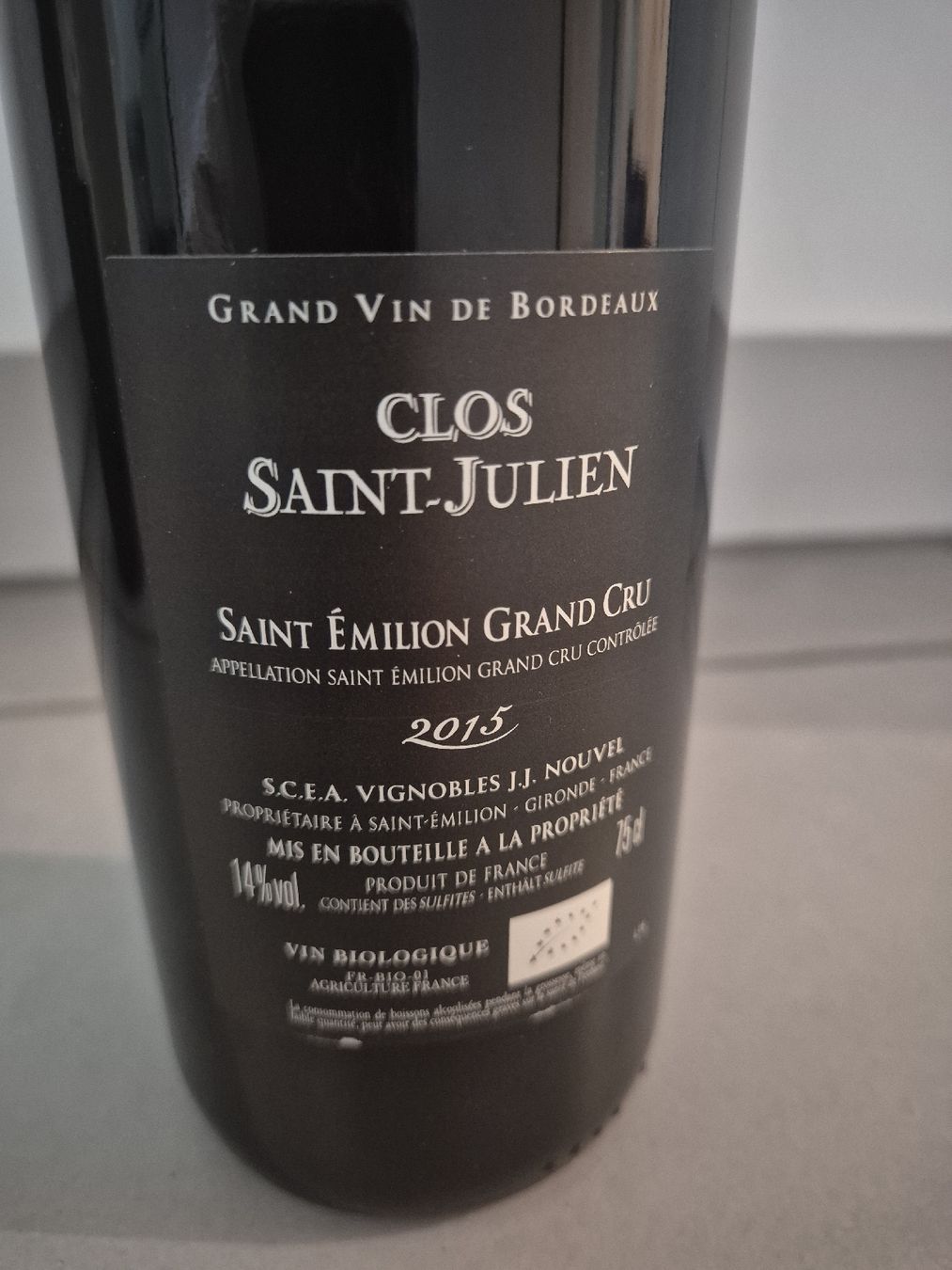Vino: Wein Clos Saint- Julien – Nuovo (secondo la descrizione) da Volketswil venduto da 2000ra 1