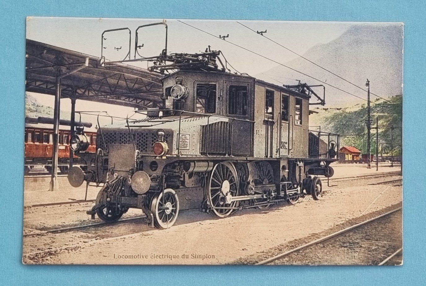 Cartes postales: Brig  - Locomotive electrique du Simplon – D'occasion à Rothrist par RROENK