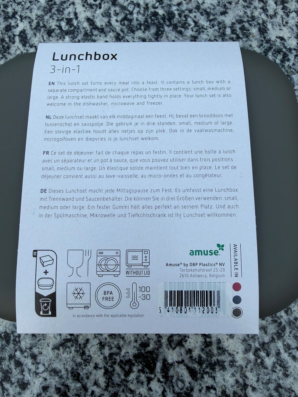 Contenitori & Simili: AMUSE Lunchbox 3 in 1 – Nuovo e nell'imballaggio originale da Wattwil venduto da edel88 2