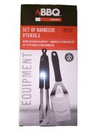 BBQ Equipment Grillbesteck-Set 2-teilig - Edelstahl - Neu