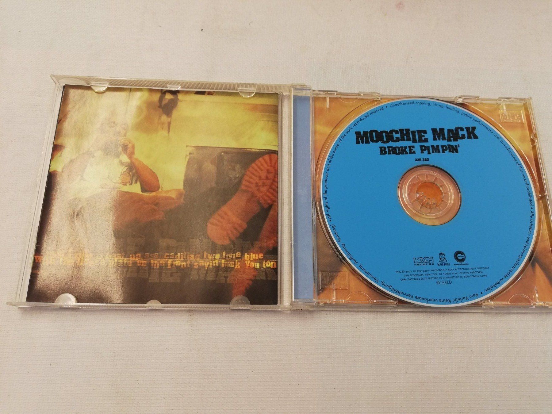 CD: MOOCHIE MACK - BROKE PIMPIN' – Usato da Bern venduto da Vinylsound.ch 2