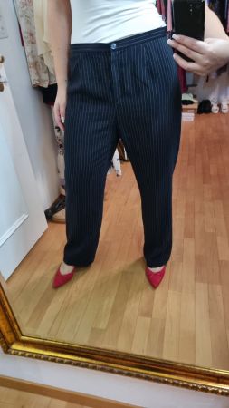 MADELEINE  Elegante Nadelstreifenhose Damenhose  Büro