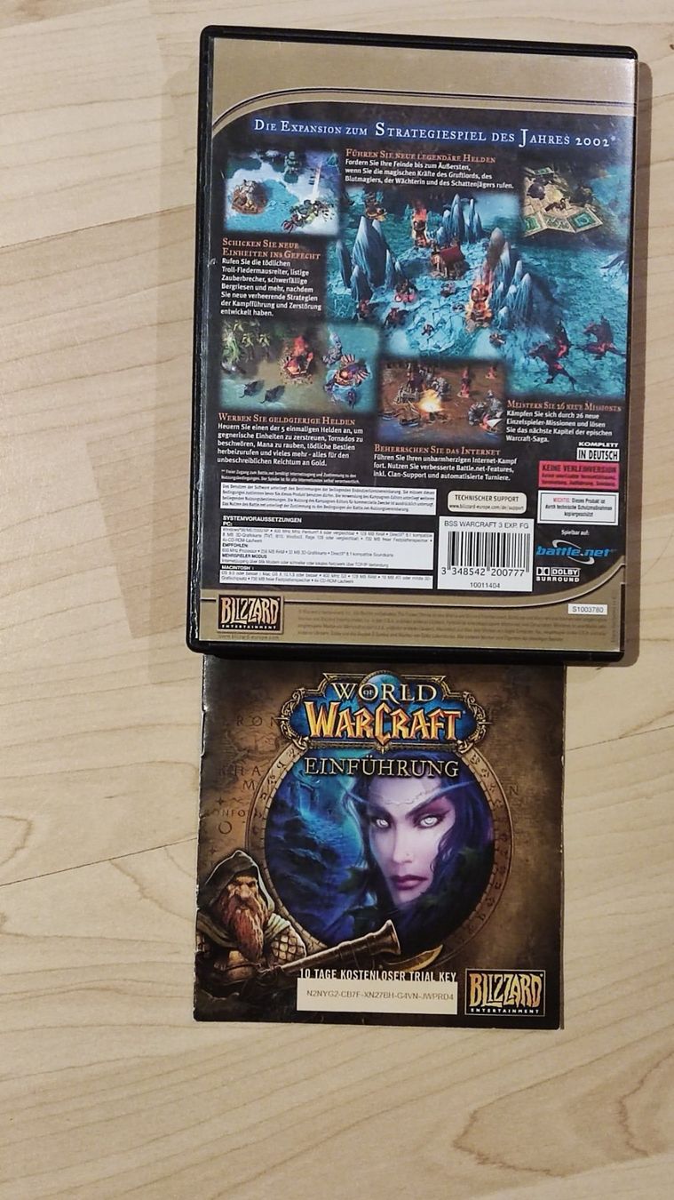 Spiele: WarCraft III Frozen Throne Expansion Set PC – Gebraucht aus Schongau von Retro_Shop 2