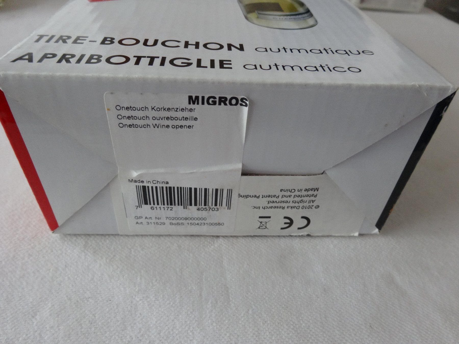 Elettrodomestici da cucina: Weinöffner automatisch one Touch – Nuovo e nell'imballaggio originale da Neerach venduto da jenny062 4