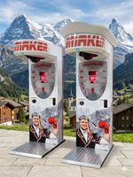 Boxautomat mit Schweizer Thema